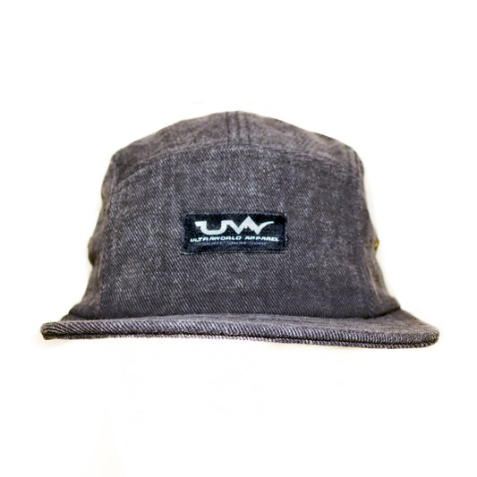 Black Stonewash 5 panel