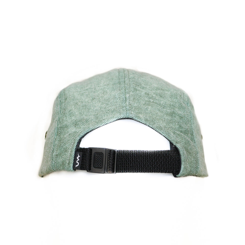 Mint Stone-Wash Denim 5-Panel