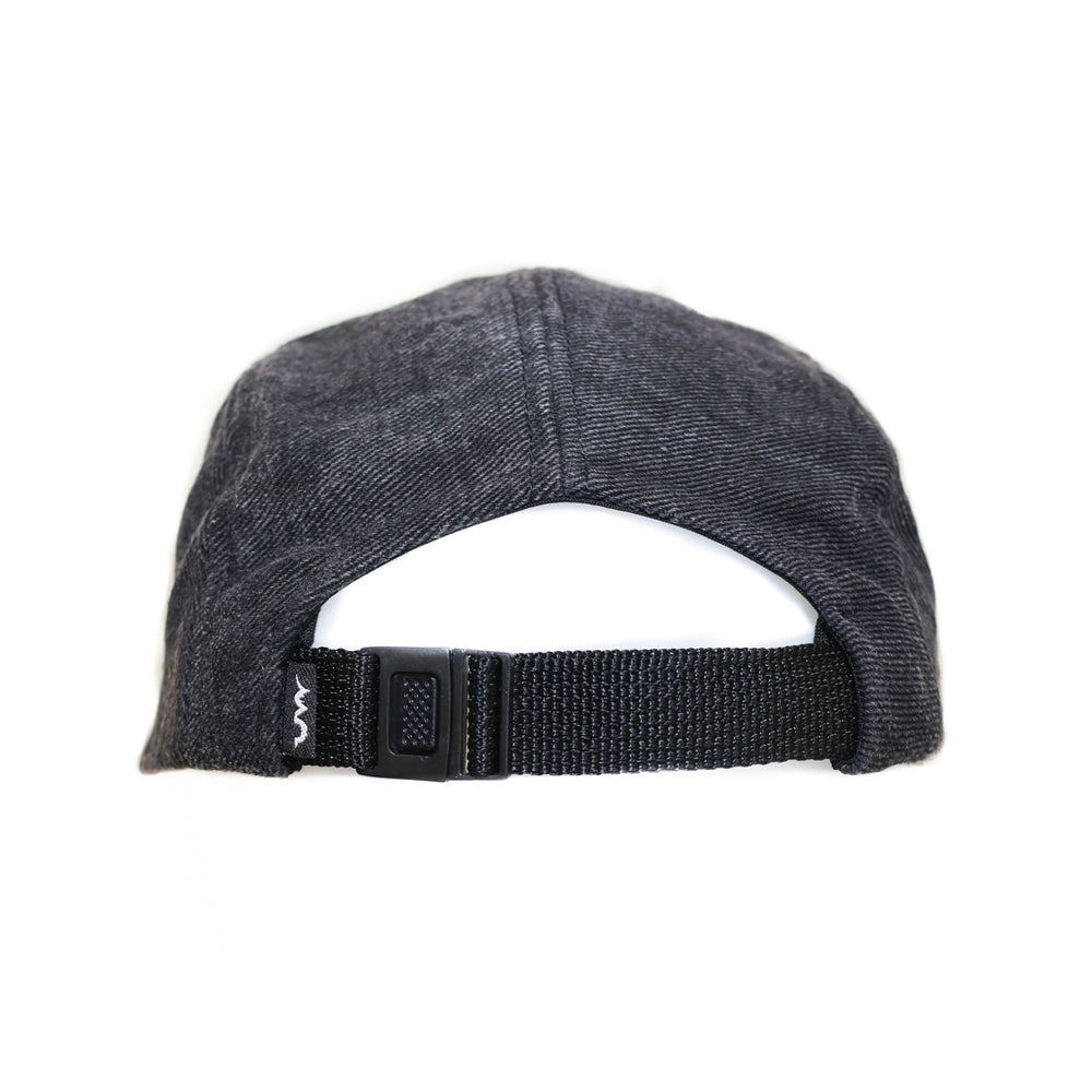 Black Stonewash 5 panel