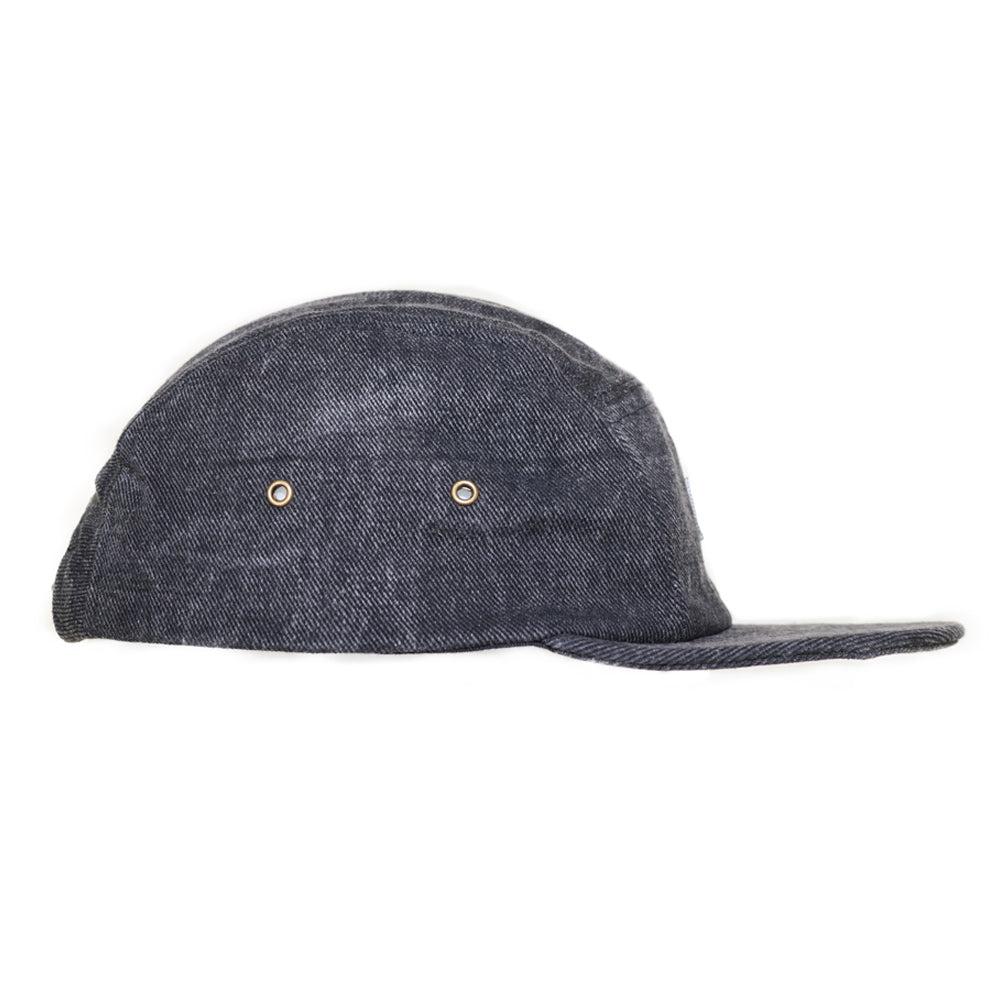 Black Stonewash 5 panel