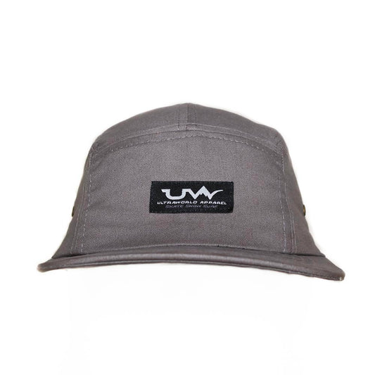 asphalt grey 5 panel hat