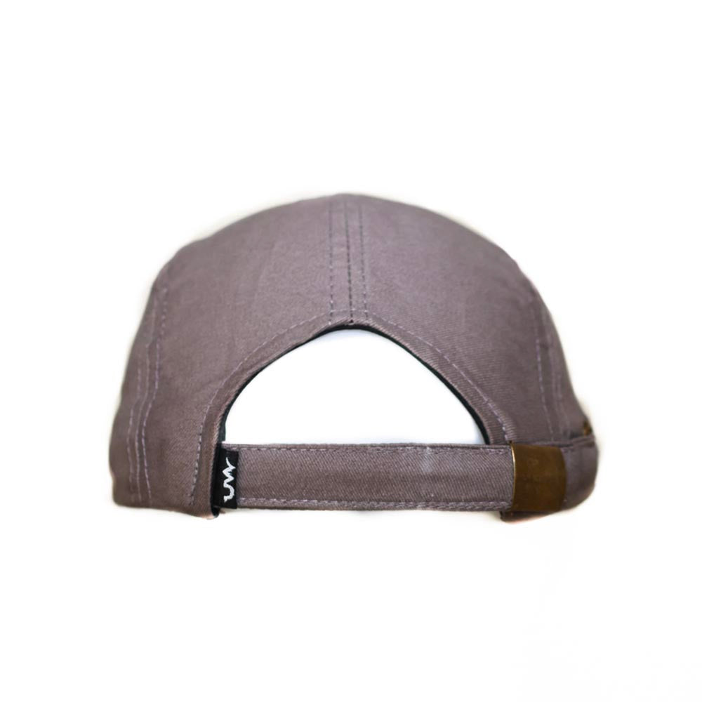 asphalt grey 5 panel hat
