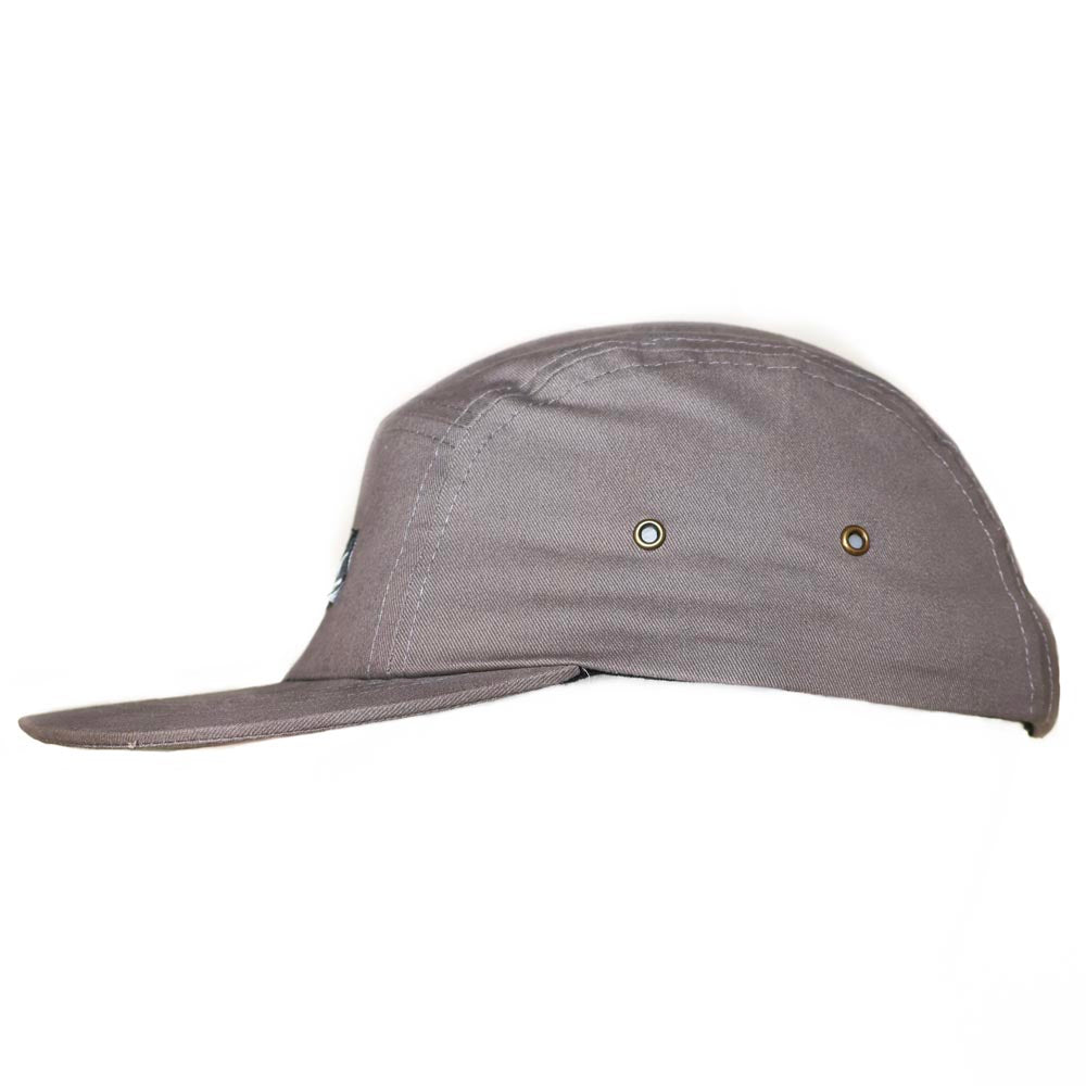 asphalt grey 5 panel hat