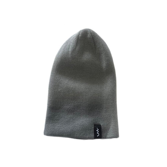 grey skullcap beanie.