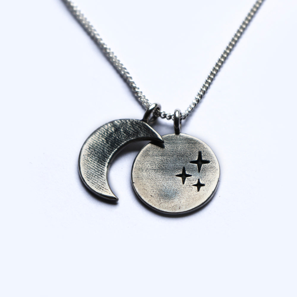 Moon tide necklace