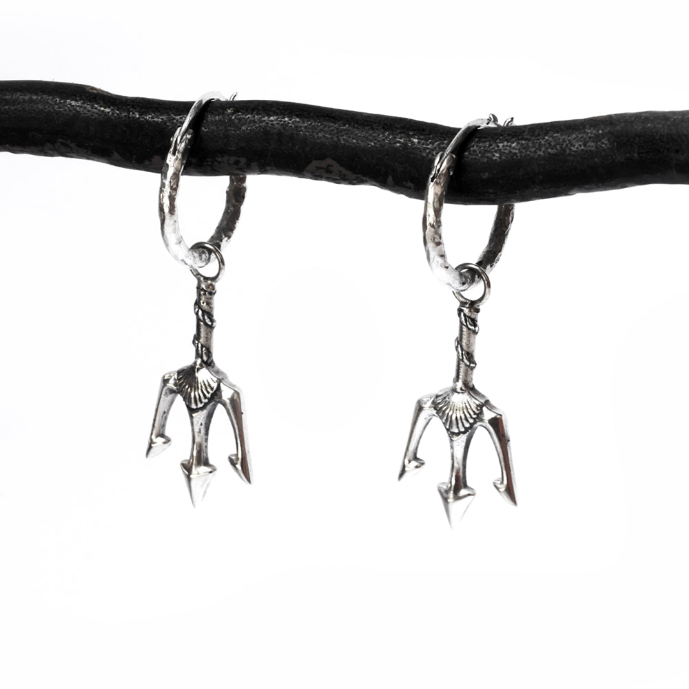 Trident earrings